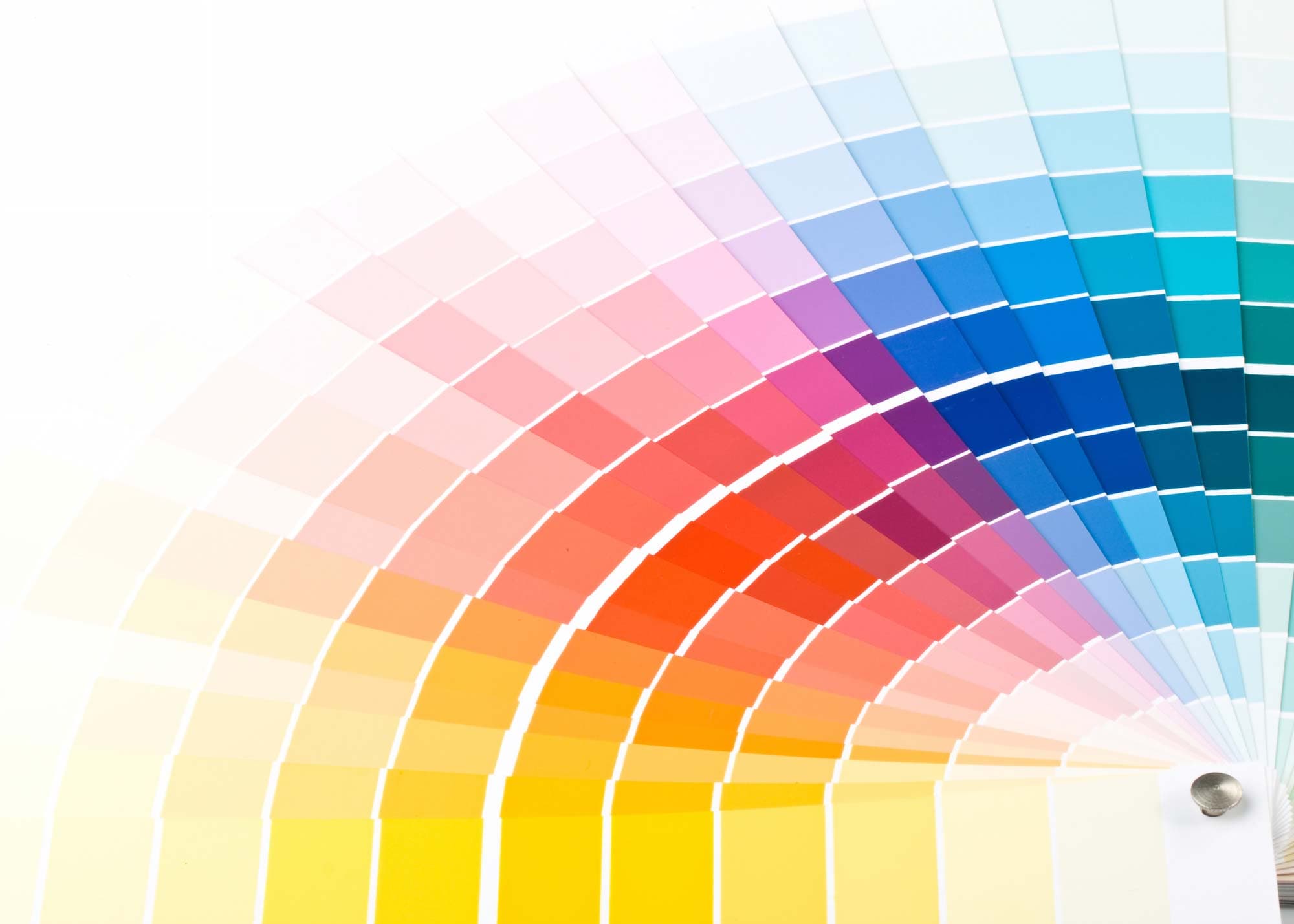 Illustration de la perception et du nombre de couleurs distinguées par l'œil humain