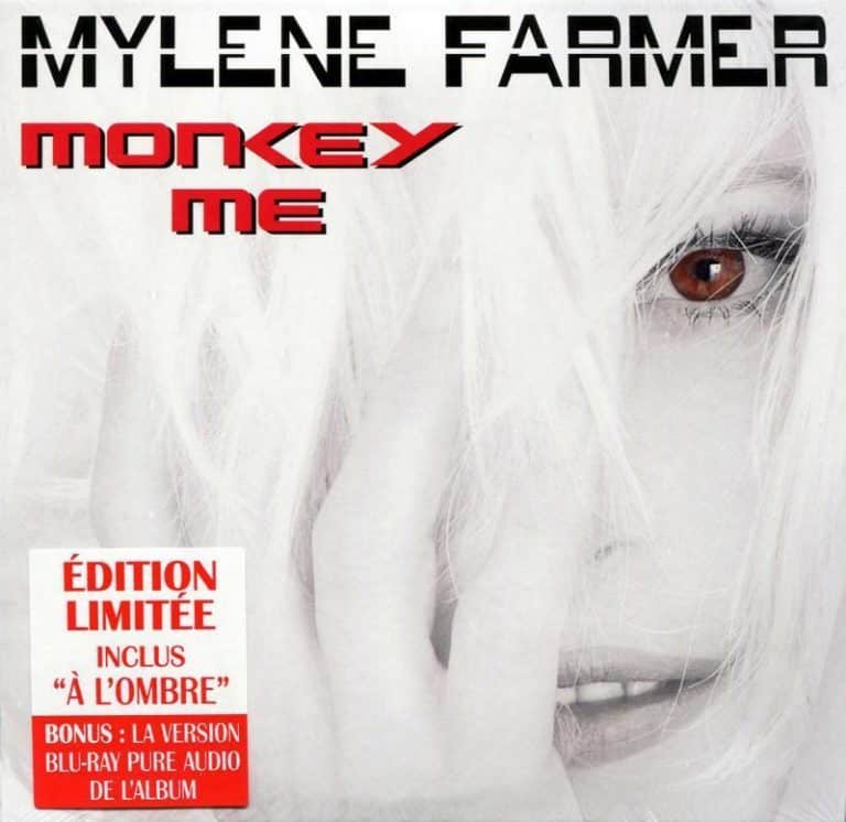 Visuel de l'identite visuelle de Mylène Farmer illustrant l'usage des couleurs