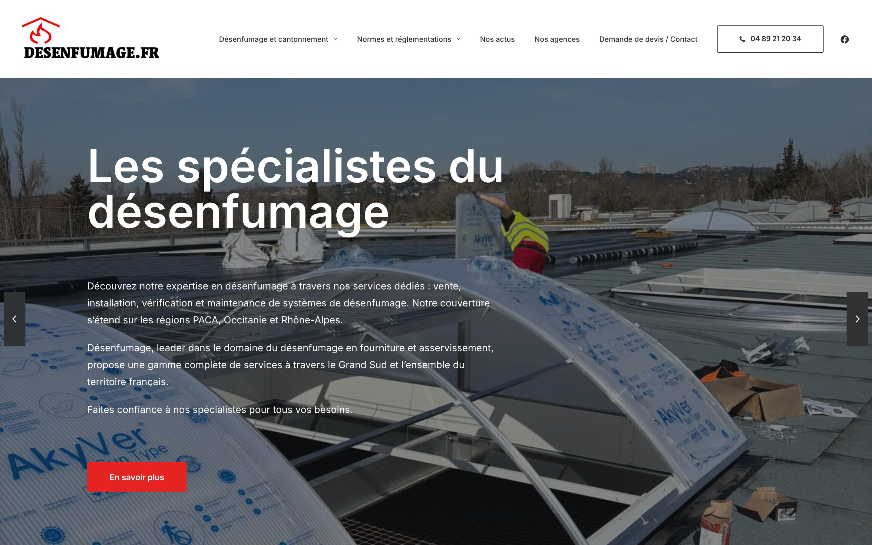 Redesigned home page