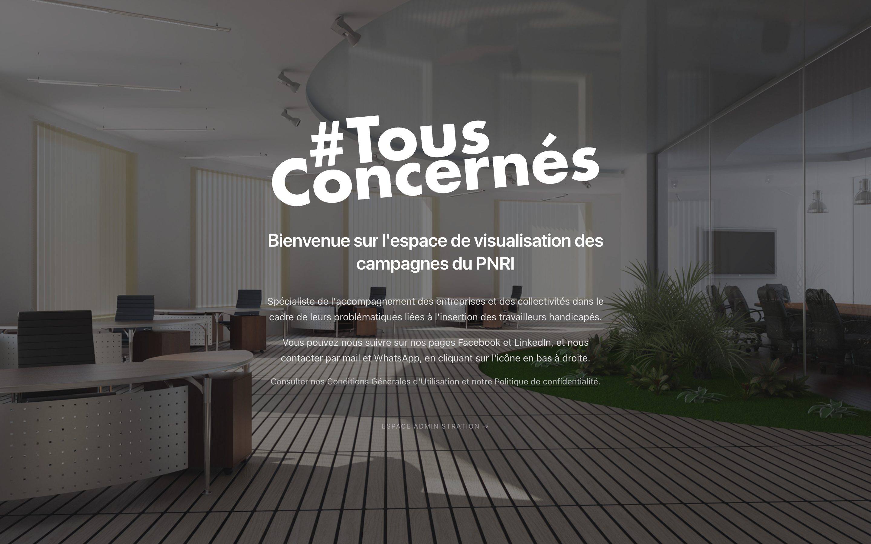 Public campaign visualization space
